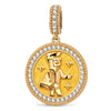 ESTP MBTI Personality Tarnish-Resistant Silver Dangle Charm With Enamel In 14K Gold Plated