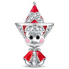 Matryoshka Doll Tarnish-Resistant Silver Charm In White Gold Plated