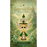 Green Fairy Godmother Tarnish-Resistant Silver Charm In 14K Gold Plated