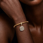 Coral Reef Pearl Tarnish-Resistant Silver Charm In 14K Gold Plated