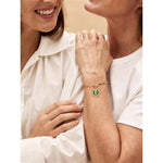ENFP MBTI Personality Tarnish-Resistant Silver Dangle Charm With Enamel In 14K Gold Plated