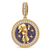 INTP MBTI Personality Tarnish-Resistant Silver Dangle Charm With Enamel In 14K Gold Plated