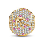 Andersen's Fairy Tales Little Mermaid Tarnish-Resistant Silver Charm With Crystal In 14K Gold Plated