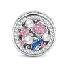 Ocean Reverie Reversible Seahorse & Pavé Shell Charm in Tarnish-Resistant Silver