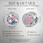 Ocean Reverie Reversible Seahorse & Pavé Shell Charm in Tarnish-Resistant Silver