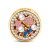 Ocean Reverie Reversible Seahorse & Pavé Shell Charm in Tarnish-Resistant Silver