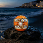 Volcanic Shore Crab Pearl Enamel Pavé Bead Charm in Tarnish-Resistant Silver
