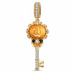 1. `Halloween Pumpkin & Key Pavé Dangle Charm In Tarnish‑Resistant Silver` 2.