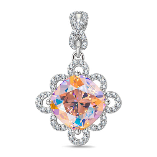 gona- Tender Rose Tarnish-resistant Silver Dangle Charms In White Gold Plated