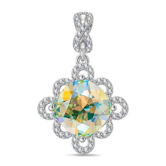 gona- Tender Rose Tarnish-resistant Silver Dangle Charms In White Gold Plated