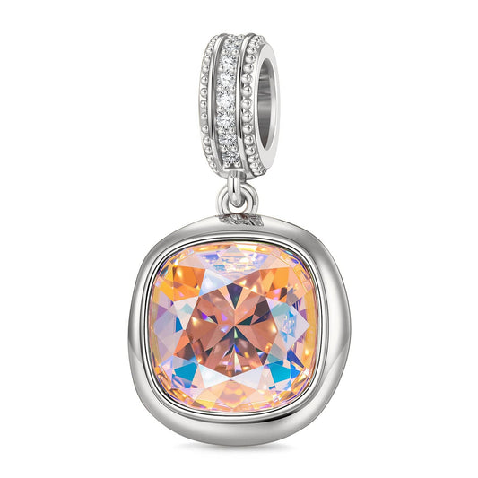 gona- Concinnity Brilliance Tarnish-resistant Silver Dangle Charms In White Gold Plated