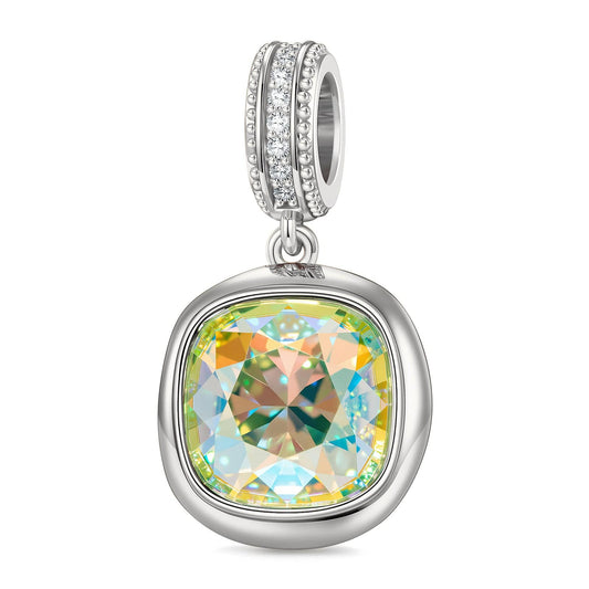 gona- Concinnity Brilliance Tarnish-resistant Silver Dangle Charms In White Gold Plated