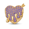 Mystic Arrow Tarnish-resistant Silver Charms In 14K Gold Plated