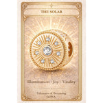 Sand Shadow Tarnish-resistant Silver Charms In 14K Gold Plated - Created With SWAROVSKI® Crystals