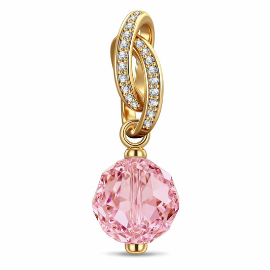 gona- October Birthstone Tarnish-resistant Silver Dangle Charms In 14 Gold Plated -  Handcrafted with Swarovski® Crystals