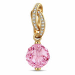 July Birthstone Tarnish-resistant Silver Dangle Charms In 14 Gold Plated -  Handcrafted with Swarovski® Crystals