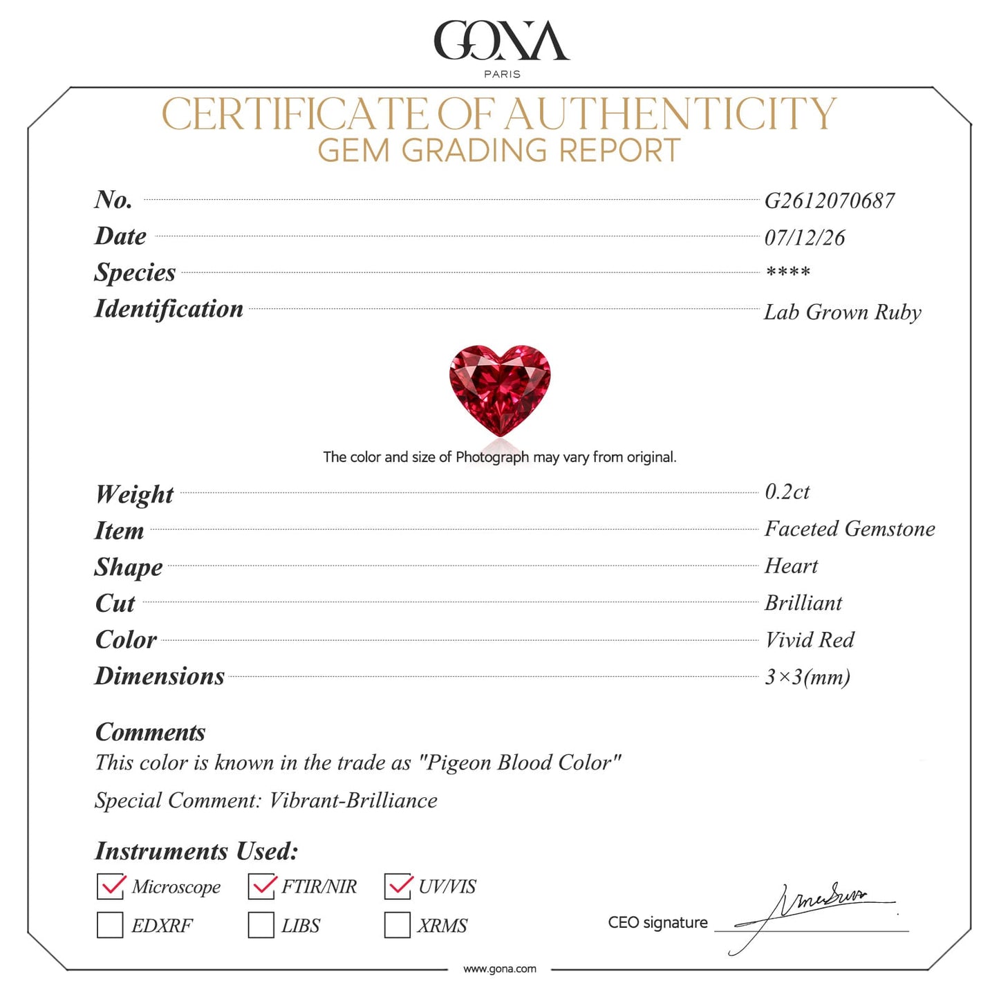 2026 Global Soccer Championship Lab-Created Ruby Heart Dangle Charm in Tarnish-Resistant Silver with 14K Gold Plating