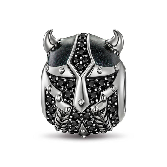 gona- Sterling Silver Berserker XL Size Charms In Blackened 925 Sterling silver