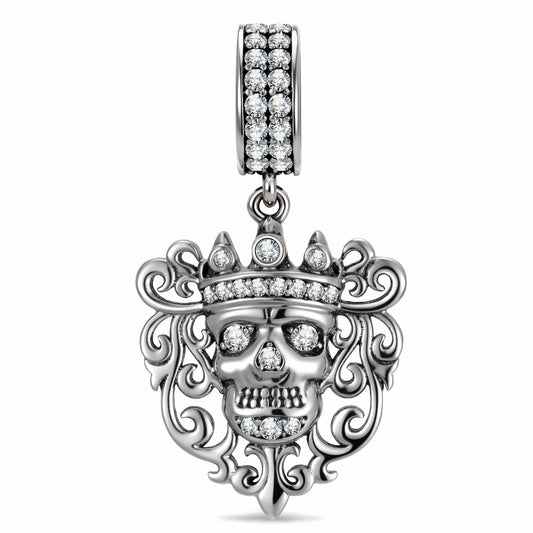 gona- Sterling Silver XL Size Dangle Charms In Blackened 925 Sterling silver