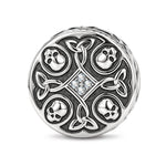 Sterling Silver XL Size Charms In Blackened 925 Sterling silver
