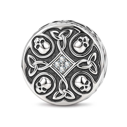 gona- Sterling Silver XL Size Charms In Blackened 925 Sterling silver