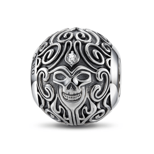 gona- Sterling Silver XL Size Charms In Blackened 925 Sterling silver