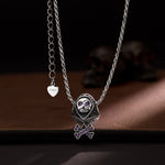 Sterling Silver Mysterious Wizard Charms In Blackened 925 Sterling silver Plated