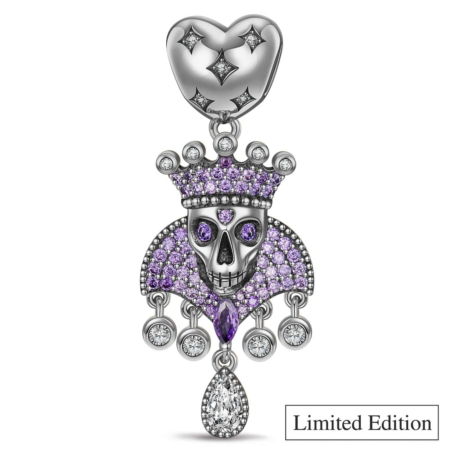 Limited Edition Flash Sale: Sterling Silver Countess of Shadows Dangle Dangle Charms In Blackened 925 Sterling silver Plated