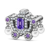 Sterling Silver Haunted Coach Charms In Blackened 925 Sterling silver Plated