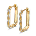 Shimmering Beauty Tarnish-resistant Silver Classic Earrings with Sterling Silver Ear Post In 14K Gold Plated