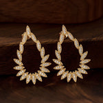 Blossoming Phoenix Tarnish-resistant Silver Classic Earrings with Sterling Silver Ear Post In 14K Gold Plated