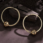 Skull And Crossbones Tarnish-resistant Silver Charms Earrings Set With Enamel In 14K Gold Plated