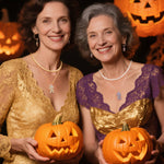 Harlequin's Haunt Tarnish-resistant Silver Charms Earrings Set With Enamel In 14K Gold Plated