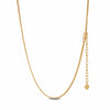 Sterling Silver Classic Chain Necklace In 14K Gold Plated