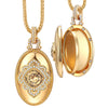 The Meaning of a Locket Necklace— Memorial Keepsake Gift, Holds 4 Photos, Created With SWAROVSKI® Crystals
