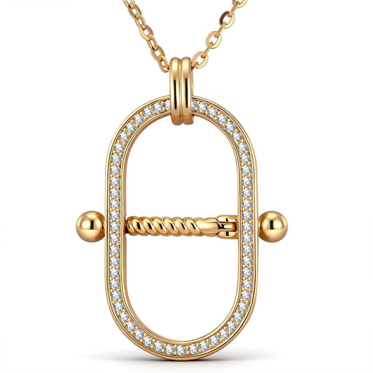 gona- Versatile Archway Tarnish-resistant Silver Necklace Chain In 14K Gold Plated