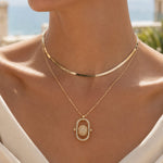 Interchangeable Charm Holder Necklace – Versatile Archway Pendant, Customize with Any Charms, 925 Sterling Silver Chain (23.2” + 2” Extender)