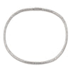 Boundless Loops Handcrafted Necklace in Tarnish-Resistant Silver with Platinum-Tone Finish