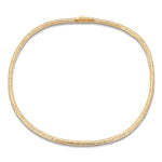 Boundless Loops Handcrafted Necklace in Tarnish-Resistant Silver with 14K Gold-Tone Plating