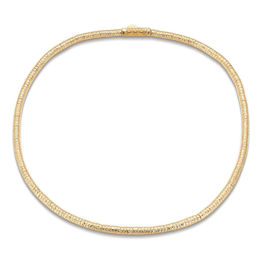 gona- Boundless Loops Handcrafted Necklace in Tarnish-Resistant Silver with 14K Gold-Tone Plating