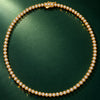 6.5 CTW Lab-Grown Diamond Honeycomb Tennis Necklace In Tarnish-Resistant Silver (S180), 18 in / 45.72 cm (Includes IGI Certification from International Gemological Institute)