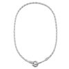 Sterling Silver Personalized Fashion Bamboo Necklace In Silver Plated