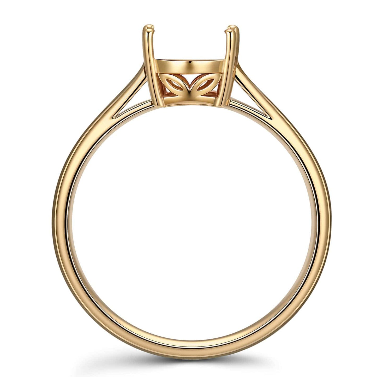 💥 🧲 Fan Appreciation Day: Tarnish-resistant Silver Ring Band In 14K Gold Plated & GRC Certificate - not up for individual sale - Add this to cart to make your free Sapphire into a Sparkling Ring