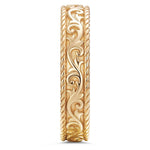 The Destiny Band Ring Wedding Ring 14K Yellow Gold Plated Wedding band