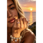 Oval Brilliant Cut Fancy Vivid Sunset Peach Hue Lab-Certified Padparadscha Sapphire - Halo Classic Engagement Ring 14K Yellow Gold Plated (Includes GRC Certification from Gemstone Research Center)