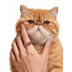 Round Brilliant Cut Vivid Pigeon Blood Red Lab-Certified Ruby - Half Eternity Ring 14K Yellow Gold Plated (Includes GRC Certification from Gemstone Research Center)