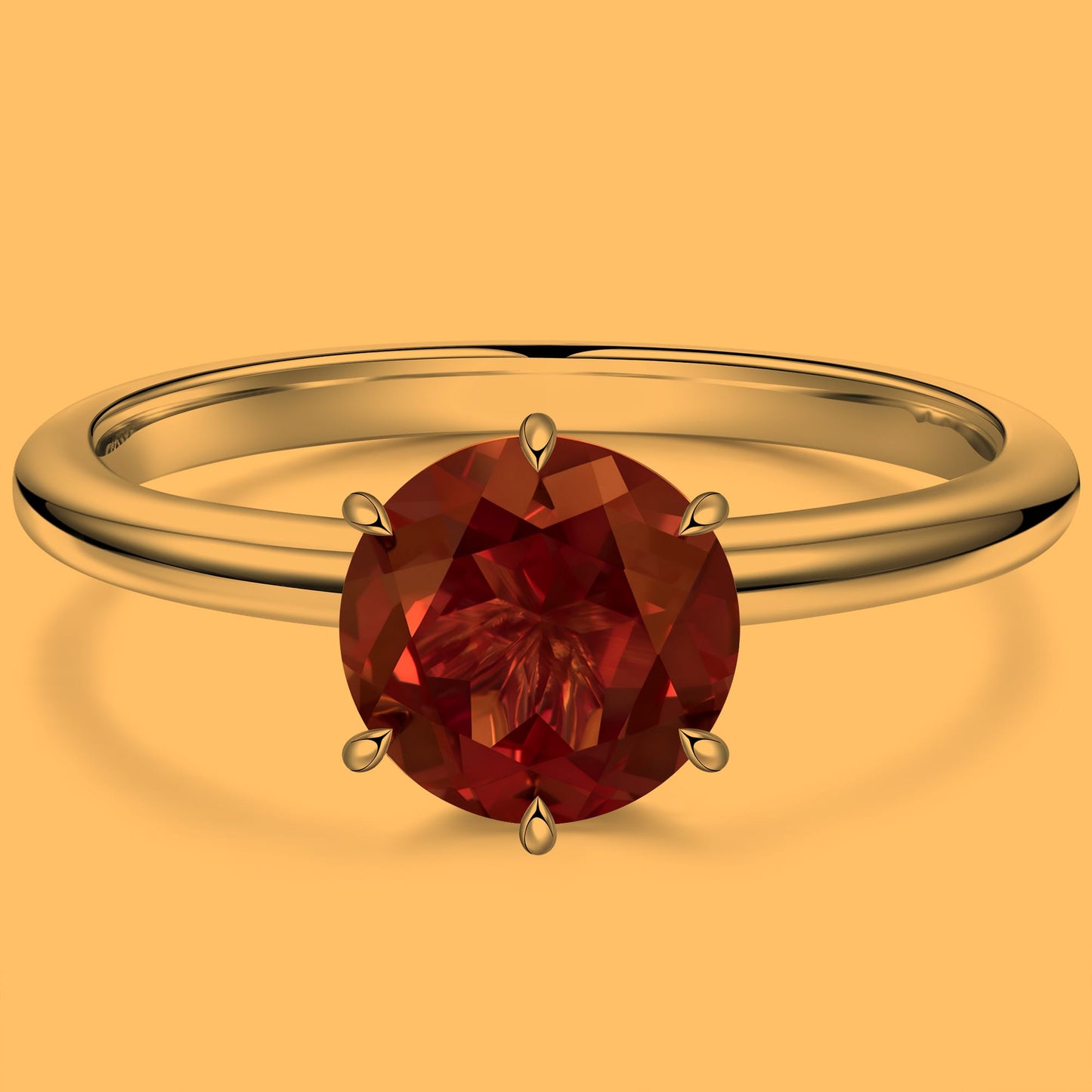 Sterling Silver 2ct Round Color Change Alexandrite Solitaire Ring With Six Prong Setting In White Gold Plated (Includes GRC Certification from Gemstone Research Center)