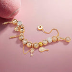 Key to My Heart Tarnish-Resistant Silver Charms Bracelet Set in 14K Gold Plated (Includes Bracelet and All Charms Shown)