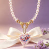 Love's Pearl Tarnish-resistant Silver Pearl Necklace Set In 14K Gold Plated