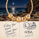 Sterling Silver The Stars Of Versailles Charms Bracelet Set In 14K Gold Plated (Includes bracelet and all charms shown)